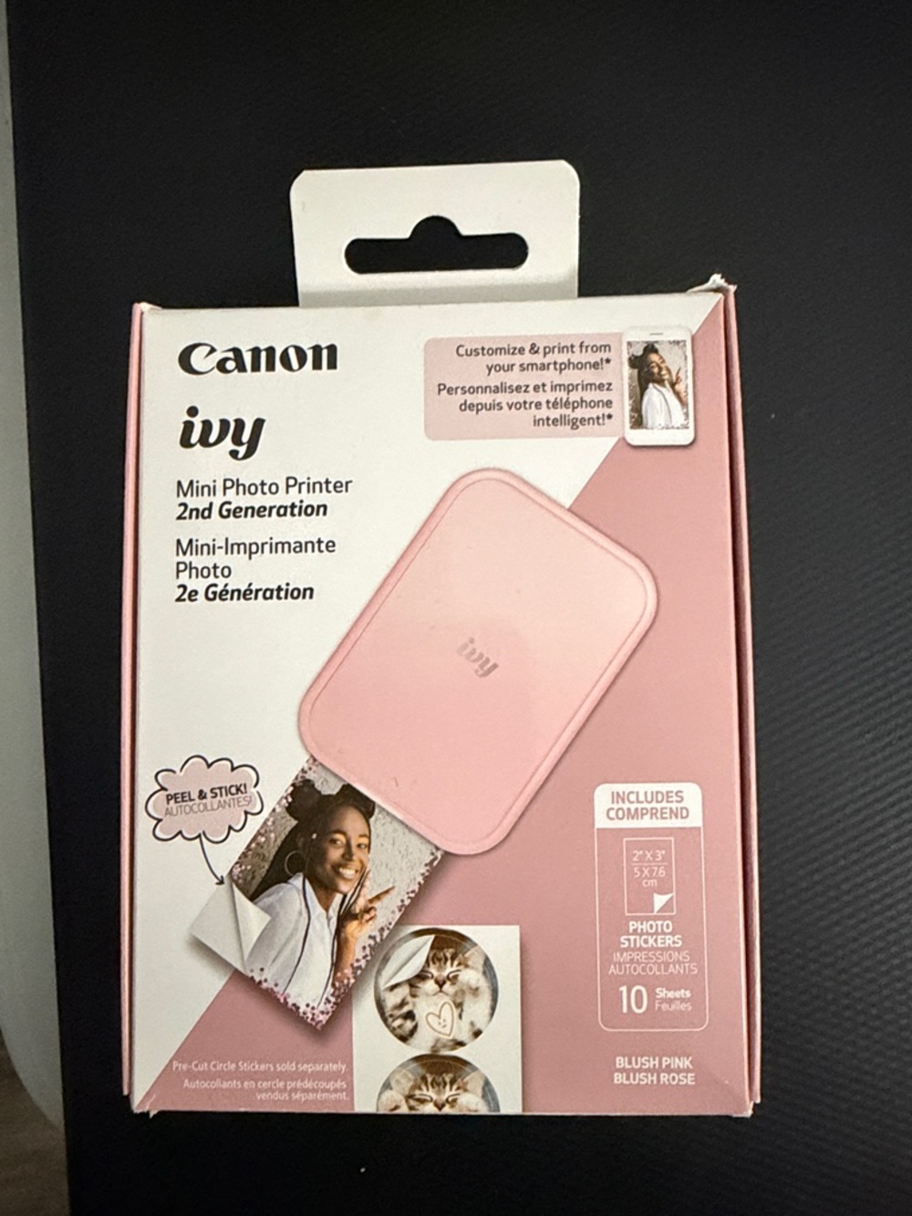 BRAND NEW : Canon Ivy Mini Photo - Blush Pink